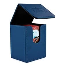 Flip Deck Case - Dark Blue (Holds 100+)