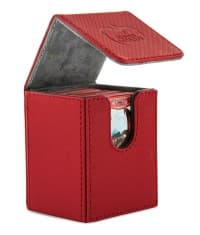 Flip Deck Case - XenoSkin Red (Holds 100+)