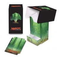 Mana 5 - Forest Full-View Deck Box with Tray for Magic: The Gathering