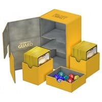 Twin Flip 'n' Tray Deck Case - Amber (Holds 160+)