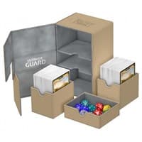 Twin Flip 'n' Tray Deck Case - Sand (Holds 160+)