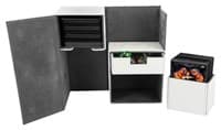 Twin Flip 'n' Tray Deck Case - White (Classic) (Holds 160+)