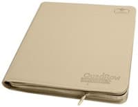 Binder - 12-Pocket QuadRow ZipFolio XenoSkin - Sand