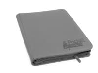 Binder - 8-Pocket ZipFolio XenoSkin - Grey