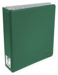 Card Album - Supreme Collector's Album 3-Ring XenoSkin - Green