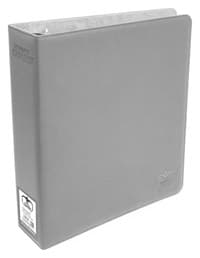 Card Album - Supreme Collector's Album 3-Ring XenoSkin - Grey