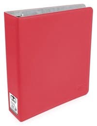 Card Album - Supreme Collector's Album 3-Ring XenoSkin - Red