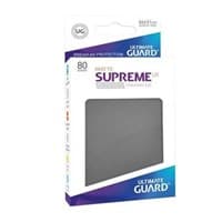 Double Matte Sleeve - Supreme UX Sleeves Dark Grey (80-Pack)