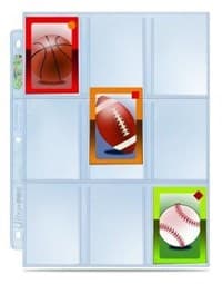 Ultra Pro Platinum Hologram Mini 9-Pocket Pages - 3-Holes (100-Pack)