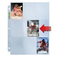 Ultra Pro Premium Hologram Side-Loading Standard 9-Pocket Pages - 3-Holes (100-Pack)