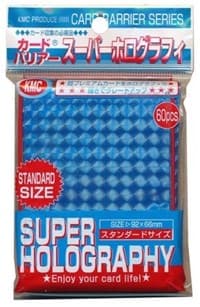 KMC Card Barrier - Super Holography - Blue (60-Pack)