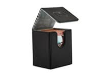Flip Deck Case - XenoSkin Black (Holds 100+)