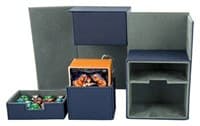 Twin Flip 'n' Tray Deck Case - Blue (Classic) (Holds 160+)