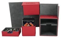 Twin Flip 'n' Tray Deck Case - Red (Classic) (Holds 160+)