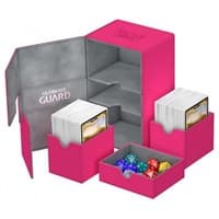 Twin Flip 'n' Tray Deck Case - Pink (Holds 160+)