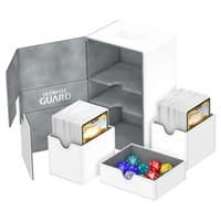 Twin Flip 'n' Tray Deck Case - White (Holds 160+)
