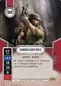 Camouflaged Rifle (Card Only)