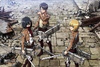 Bushiroad Rubber Mat Collection Vol.99: Attack on Titan - Eren & Mikasa & Armin
