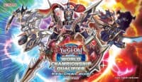 Yu-Gi-Oh! World Championship Qualifier Playmat: Evening Twilight Knight, Black Luster Soldier - Super Soldier, and Beginning Knight