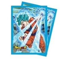 Super Saiyan Blue Son Goku Standard Deck Protectors for Dragon Ball Super CCG (65-Pack)
