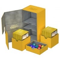 Twin Flip 'n' Tray Deck Case - Amber (Holds 200+)