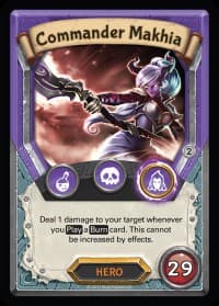 Commander Makhia (Claimed)