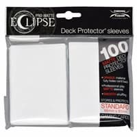 PRO-Matte Eclipse Standard Deck Protector Sleeves - Arctic White (Classic) (100-Pack)