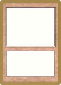 1999 World Championship Blank Card