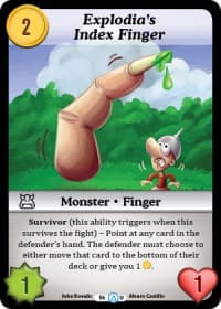 Explodia's Index Finger