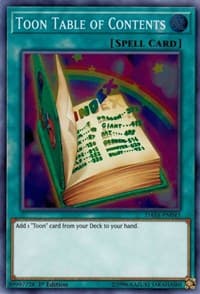 Toon Table of Contents