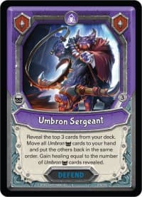 Umbron Sergeant (Unclaimed)