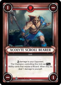 Acolyte Scroll Bearer (Claimed)