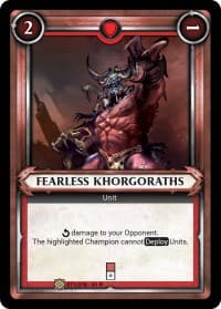 Fearless Khorgoraths (Unclaimed)