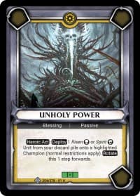 Unholy Power (Claimed)