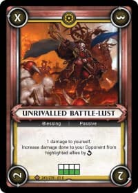 Unrivalled Battle-Lust (Unclaimed)