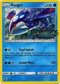 Kyogre - SM129 (Prerelease) [Staff]