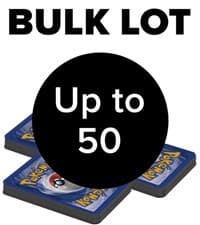 Up to 50 Pokemon Bulk Card Lot