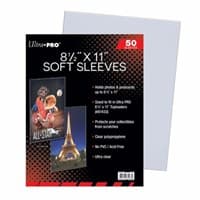 Ultra Pro 8.5" x 11" Soft Sleeves (50-Pack)