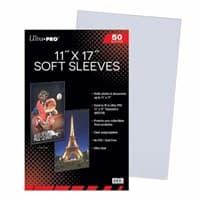 Ultra Pro 11" x 17" Soft Sleeves (50-Pack)
