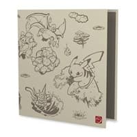 Pokemon Pikachu Scroll Painting 1" D-Ring Binder