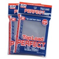 KMC Clear Perfect Fit Top Load Inner Sleeves (100-Pack) [Classic Packaging]