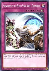 Showdown of the Secret Sense Scroll Techniques