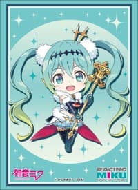 Bushiroad Sleeve Collection HG Vol.1618: Vocaloid - Racing Miku Ver.2018 "Nendoroid" (60-Pack)