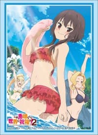 Bushiroad Sleeve Collection HG Vol.1640: KonoSuba 2 - Megumin Swimsuit Version (60-Pack)