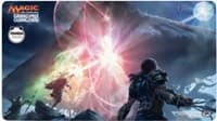 Magic Grand Prix 2016 Playmat: Guangzhou (Version 1) - The Gatewatch fighting Emrakul