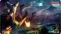 Magic Grand Prix 2016 Playmat: Montreal - Tamiyo watching Emrakul, the Promised End