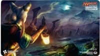Magic Grand Prix 2016 Playmat: Stockholm - Tamiyo watching Emrakul, the Promised End