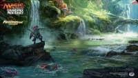 Magic Grand Prix 2017 Playmat: Providence (Version 3) - Search for Azcanta & Azcanta, the Sunken Ruin