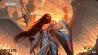 Magic Grand Prix 2018 Playmat: Copenhagen - Lyra Dawnbringer