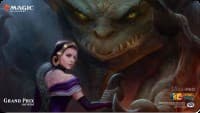 Magic Grand Prix 2018 Playmat: Las Vegas Limited - Bolas's Clutches
